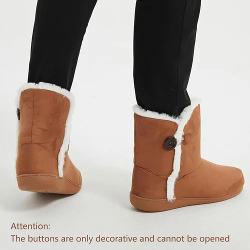 Miniatura 7 de Home Slipper Pantuflas de invierno cálidas de espuma viscoelástica para mujer