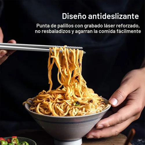 Miniatura 4 de Palillos de metal reutilizables de acero inoxidable 18/8, paquete múltiple, aptos para lavavajillas, bonitos palillos grabados con láser, Plateado
