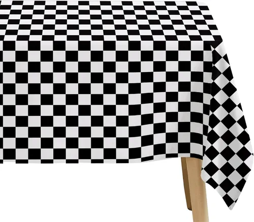 Miniatura 5 de Mantel para mesa de fiesta de carreras, 3 piezas, mantel de cumpleaños de automóvil de carreras, mantel de plástico desechable para uno o dos temas