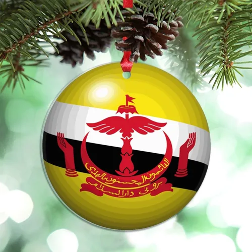 Miniatura 15 de Bandera de Cabo Verde, decoración para árbol de Navidad, bola 3D, recuerdo de la ciudad del país, adornos de Navidad personalizados, decoración