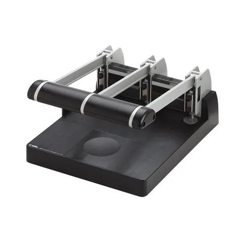 Miniatura 2 de Carl, Heavy Duty 2 agujeros, perforadora de papel de 100 hojas, azul, gris