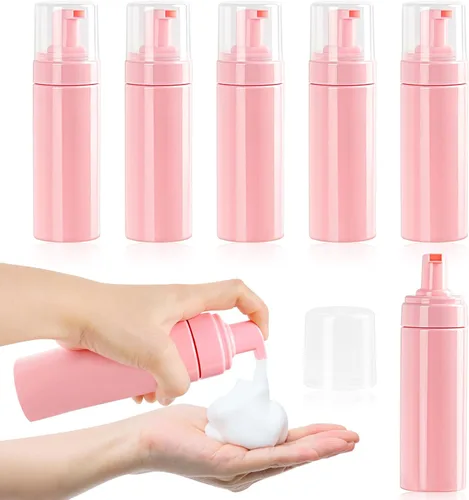 Miniatura 10 de Botella con bomba de espuma de 8.5 onzas líquidas, bomba de botella de espuma vacía transparente, botellas de espuma de viaje para jabón, champú
