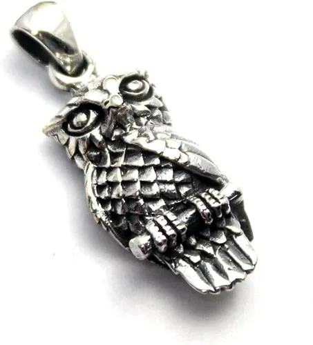 Miniatura 2 de COSUMOSU Owl 925 sterling silver Animal Mexican Pendant