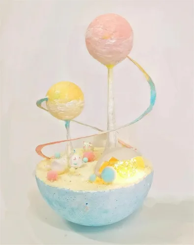 Miniatura 4 de Crafjie 2 piezas de 8 pulgadas de bolas de espuma blancas semirredondas de poliestireno, bolas de espuma para manualidades, bolas de espuma