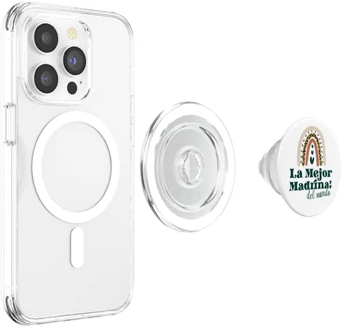 Miniatura 4 de La Mejor Madrina Del Mundo Cute Boho Rainbow Godmother PopSockets MagSafe PopGrip for iPhone