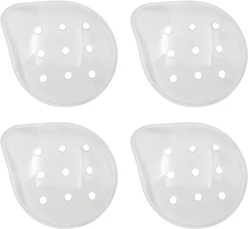 4 parches de plástico para ojos de 9 agujeros, transpirables y cómodos, protección ocular, adecuados para niños, adultos, cubierta de cirugía