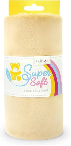 Miniatura 17 de kullaloo Tela de Felpa Tela Minky Blanca Sólida para Coser Material de Abrazo Súper Suave 39.5x29.5 pulgadas Peluches, Mantas de Bebé