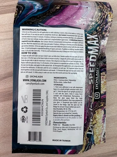 Miniatura 8 de Lyon Lash SPEEDMAX - Pegamento para extensión de pestañas, 0.3 a 1.3 segundos, tiempo de secado de hasta 8 semanas, suministros adhesivos negros