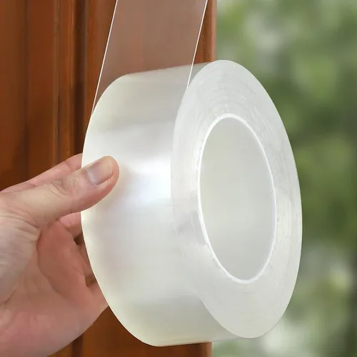 Cinta de sellado transparente para clima, película de cinta de aislamiento transparente contra corrientes de aire para tope de corrientes de aire en