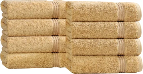 Miniatura 70 de Superior - Juego de 8 toallas de mano de algodón egipcio, toallas básicas de secado rápido, toallas pequeñas absorbentes, faciales, spa, cocina