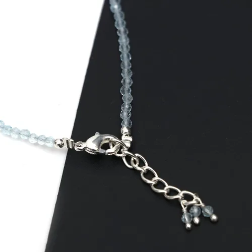 Miniatura 19 de Gempires - Pulseras de cuentas de piedras preciosas hechas a mano, ligeras, de cristal, para uso diario, hipoalergénicas, de 8 pulgadas, chapadas