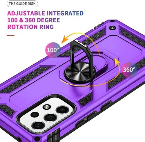 Miniatura 4 de Funda para Samsung A53 5G, Galaxy A53 5G con protector de pantalla HD, [grado militar probada en caídas desde 16 pies], funda protectora de teléfono