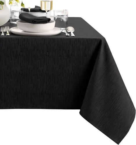 Miniatura 16 de Elrene Home Fashions - Mantel Continental de textura sólida resistente al agua, manchas y arrugas, 70 pulgadas, redondo, color gris pardo