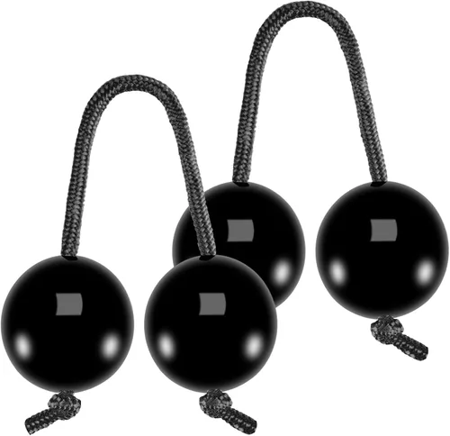 EASTROCK Ritmos africanos Aslatua Shakers Kashaka Instrumentos de percusión musical Kashaka Instrumento para adultos principiantes (negro)
