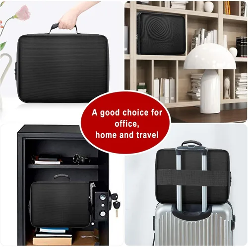Miniatura 5 de DocSafe Bolsa organizadora de archivos, juego de caja de documentos ignífuga con cerradura