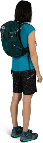 Miniatura 10 de Osprey Sylva 12L Mochila de ciclismo para mujer con depósito hidráulico, verde Baikal