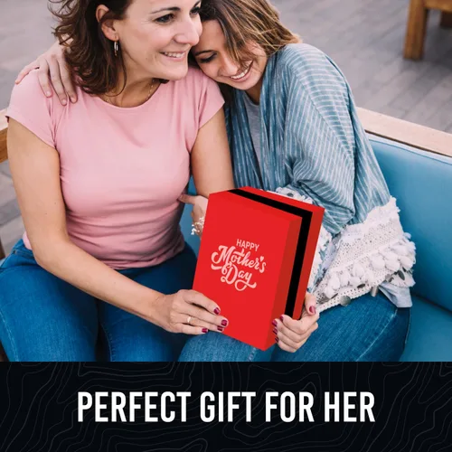 Miniatura 2 de Norcalway Rosa prémium en cúpula de cristal con temporizador de 6 horas, regalos de cumpleaños para mujeres, madres de hija, hijo, niños, rosa