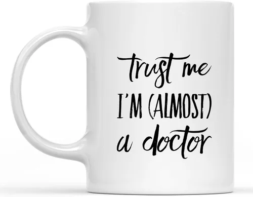 Miniatura 373 de Taza inspiradora y sarcasmo con texto en inglés "A Truly Great Doctor is Hard to Fond", regalos inspiradores y sarcasmo para hombres y mujeres