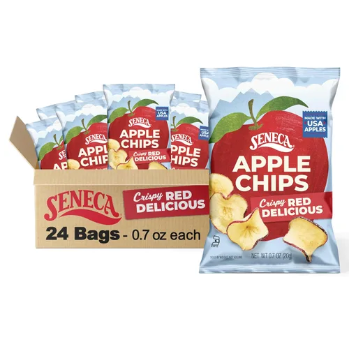 Miniatura 11 de Seneca Chips de manzana de caramelo Hecho de manzanas frescas 100% manzanas rojas deliciosas Huertos de Yakima Valley Perfección de manzana
