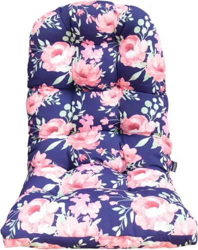 Miniatura 11 de Cojines para silla Adirondack para patio al aire libre, esquinas redondas, color azul lago