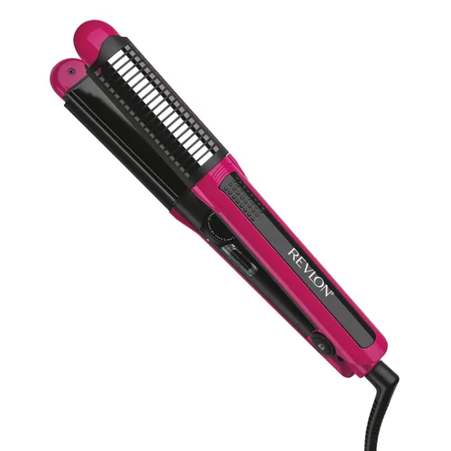 REVLON Perfect Match Plancha Plana - Alisadora de Cabello y Rizador 2 en 1, Con Triple Infusión de Aceite que Ayuda a Reducir el Daño por Calor y