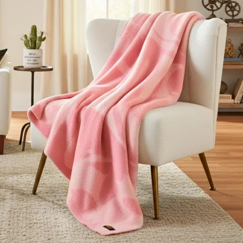 Miniatura 14 de Franco Collectibles Barbie - Ropa de cama para adultos, suave, acogedora, elegante, Dream Lux Intarsia, manta de punto, 50 x 60 pulgadas