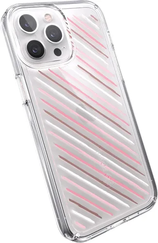 Miniatura 12 de Speck Funda delgada transparente para iPhone 13 Pro Max, protección contra caídas, compatible con carga inalámbrica, antiamarilleo
