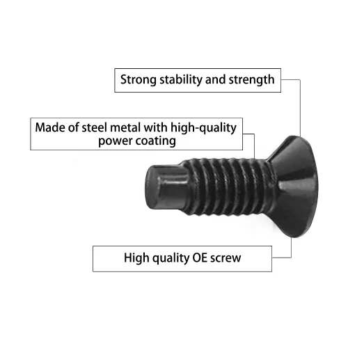Miniatura 6 de 8 piezas de pernos estilo OEM para Jeep compatibles con Jeep Wrangler 1976-1986 CJ 1987-1995 YJ 1997-2006 TJ, tornillos Torx M8 para soportes de luz