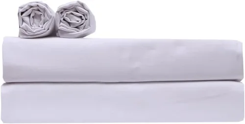 Miniatura 4 de Sábanas de tamaño King con parte superior flexible de cabeza dividida para cama ajustable, 800 TC-100% algodón, 4 piezas, sábanas divididas