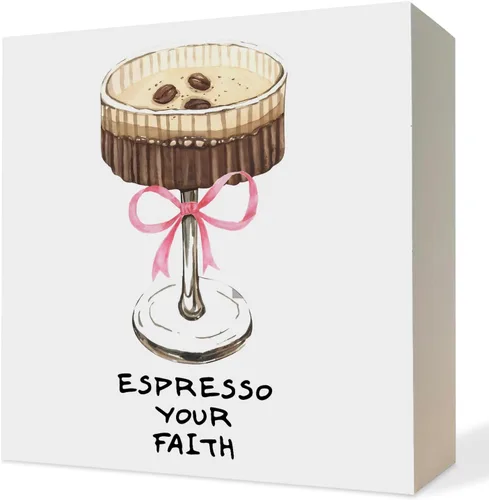 Miniatura 15 de Cartel de madera de champán rosa divertido, regalo de anfitriona de champán para mujeres, diseño de vino espumoso Grandmillennial, placa decorativa