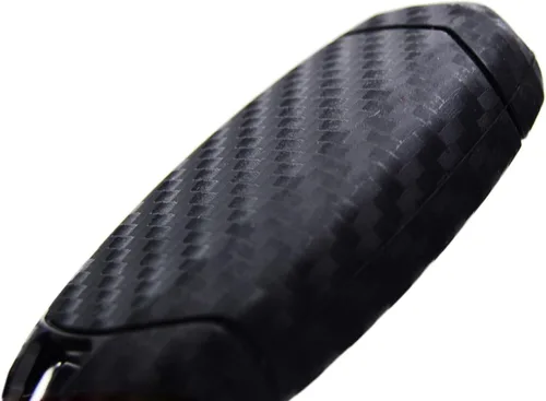 Miniatura 7 de Zorratin Funda para llavero de silicona de carbono + llavero para Hyundai Kona Azera Grandeur IG Elantra GT Santa Fe Veloster Venue 2018 2019 2020