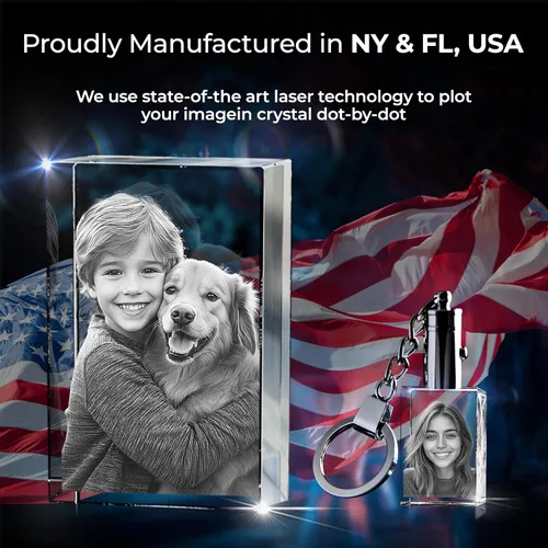 Miniatura 4 de 3D innovation Foto de cristal 3D, regalos conmemorativos personalizados para mamá, papá, esposa, hombres, mascotas, imagen de vidrio personalizada