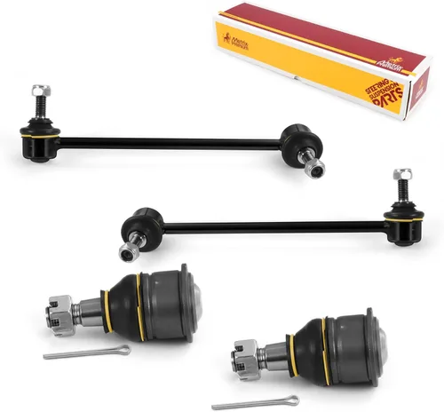 Miniatura 103 de Metrix Premium Chassis Parts - Juego de 4 piezas de articulación de rótula superior y barra estabilizadora delantera para Ford Ranger RWD 1998-2011
