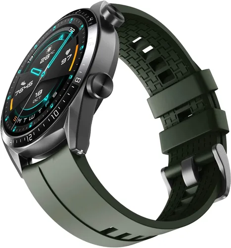 NotoCity Para Samsung Galaxy Watch 1.811 in/Galaxy Watch 3 1.772 in/Huawei GT/Huawei GT 2 (1.811 in) Correa de reloj, correas de silicona de 0.866
