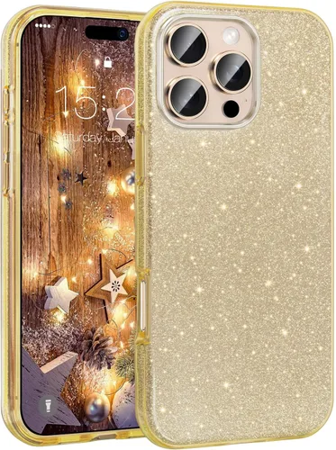 Miniatura 71 de MATEPROX - Funda compatible con iPhone Air de 6.5' [2025], carcasa protectora de 3 capas con purpurina brillante y tendencia, anti-arañazos y a