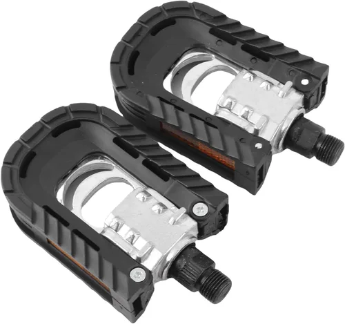 Miniatura 6 de Pedal plegable, 1 par de pedales plegables dobles para bicicleta de carretera, accesorio de bicicleta plegable