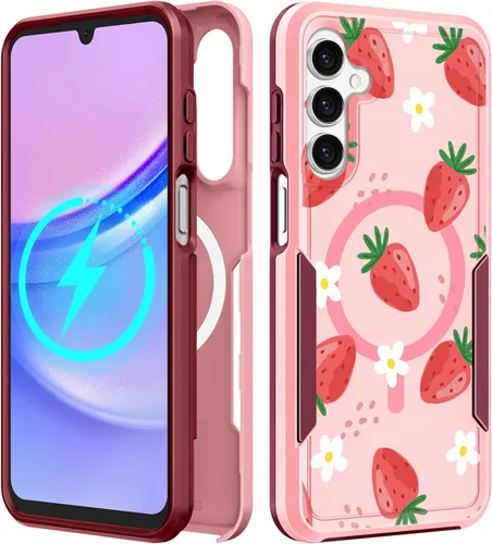 Miniatura 28 de Funda para Moto G 5G 2024 – Compatible con MagSafe para mujeres y niñas, bonita funda protectora magnética para teléfono, diseño femenino Kawaii