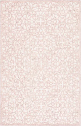 Miniatura 22 de SAFAVIEH Trace Collection - Alfombra decorativa de 2 x 3 pies, marrón y marfil, lana hecha a mano, ideal para zonas de alto tráfico en entrada, sala