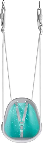 Miniatura 4 de Sweeng - Columpio infantil con correas de arnés de ajuste Ease Z, diseño plegable y flexible, y ganchos de metal fáciles de colgar para patio