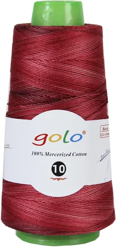 Miniatura 135 de Golo - 3 bolas de hilo de ganchillo tamaño 10, hilo de crochet para tejer a mano 102