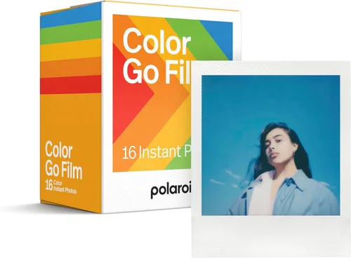 Película de color Polaroid Go - Paquete doble (16 fotos) (6017) - Solo compatible con la cámara Polaroid Go White Frame