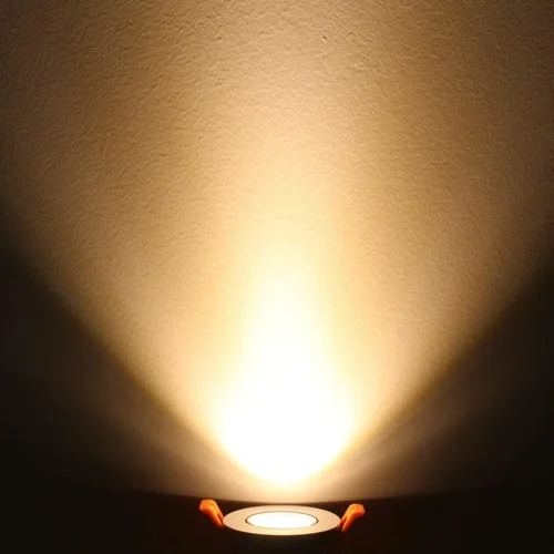 Miniatura 5 de inShareplus Downlight LED de 2 pulgadas, iluminación empotrable de 3 W, regulable, luz blanca cálida de 3000 K, CRI80, luces de techo