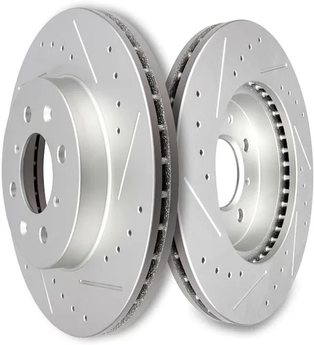 Miniatura 41 de SCITOO Rotores de freno traseros, 2 kits de frenos para Acura Integra 1990-2001, Honda Civic 1992-1995 1999-2000, para Civic del Sol 1993-1997, CRX