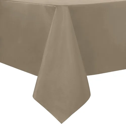 Miniatura 8 de sancua - Mantel rectangular de PVC 100 % impermeable, 54 x 54 pulgadas, vinilo a prueba de aceite, derrames, fácil de limpiar con un paño, para Beige