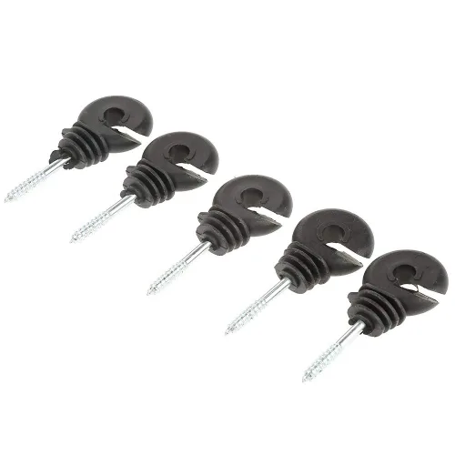 Miniatura 7 de 50 aisladores de anillo de rosca, aisladores de poste de madera, accesorios de sistema de rejilla para ganadería electrónica