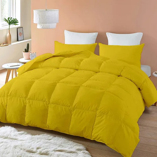 Miniatura 9 de SLEEP-NEST Edredón Queen de gran tamaño de 98 x 98 pulgadas, relleno de edredón alternativo de plumón de lujo para todas las estaciones, juego de 3