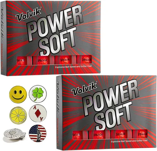 Miniatura 10 de Volvik Power Soft Explosive Ball Speed Golf Balls Set de regalo