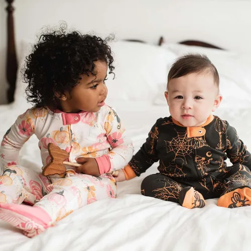 Miniatura 112 de Burt's Bees Baby Pijama para bebé niña, 100% algodón orgánico, pijama de una pieza, overol diagonal con cremallera, ajuste cómodo