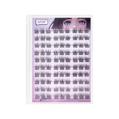 Miniatura 41 de Extensión de Pestañas DIY Efecto 3D Natural Individual 9/11/12mm Pestañas 80 Racimos Pestañas de Volumen Set Mixto, Extensión de Pestañas Caseras