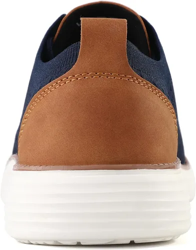 Miniatura 5 de VILOCY - Tenis de vestir informales para hombre, zapatos oxford cómodos de malla transpirable